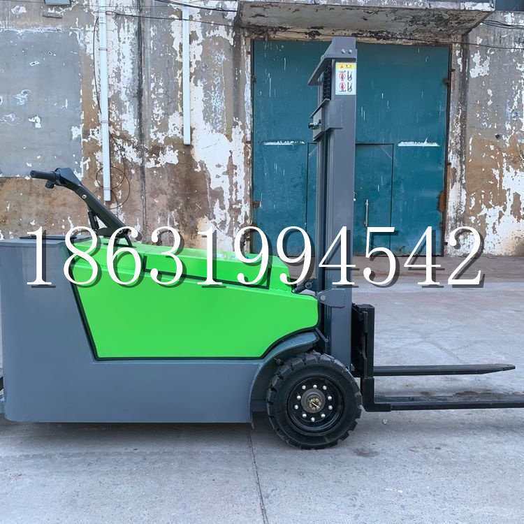 冷水江市小型电动叉车1吨2吨步行站驾式电瓶堆高充电装卸车液压升降车铲车
